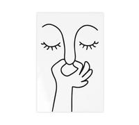 SDKAHKZO Bad Smell Humor Bathroom Wall Art, Funny Toilet Poster Canvas Modern Poster Wall Art Prints Paintings Living Room Bedroom Decor 24x36inch(60x90cm)