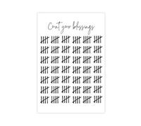 SDKAHKZO Count Your Blessings Sign Poster Canvas Wall Art Posters For Room Aesthetic And Decor Canvas Art Wall Decor Posters Home Bar Restaurant Garage Cafe Logo Gift 12x18inch(30x45cm)