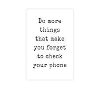 SDKAHKZO Do More Things That Make You Forget To Check Canvas Art Wall Decor Posters Home Bar Restaurant Garage Cafe Logo Gift 20x30inch(50x75cm)
