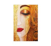 SDKAHKZO Gustav Klimt Golden Tears Print Canvas Art Wall Decor Posters Home Bar Restaurant Garage Cafe Logo Gift 24x36inch(60x90cm)