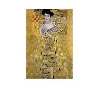 SDKAHKZO Gustav Klimt Portrait of Adele Bloch-Bauer Canvas Modern Poster Wall Art Prints Paintings Living Room Bedroom Decor 24x36inch(60x90cm)