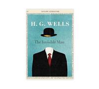 SDKAHKZO H G Wells The Invisible Man Canvas Wall Art Posters And Prints Room Aesthetic Bedroom Office Decor 16x24inch(40x60cm)