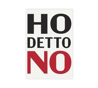 SDKAHKZO Ho Detto No Print_ Bold Italian Quote Minimalism Canvas Wall Art Posters And Prints Room Aesthetic Bedroom Office Decor 24x36inch(60x90cm)