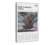 SDKAHKZO Howl's Moving Castle Canvas Wall Art Posters And Prints Room Aesthetic Bedroom Office Decor 16x24inch(40x60cm)