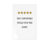 SDKAHKZO I'll definitely come here to use the toilet again next time. It's an interesting bathroom. Canvas Modern Poster Wall Art Prints Paintings Living Room Bedroom Decor 16x24inch(40x60cm)