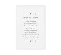 SDKAHKZO Irish Blessings Friends Blessings Prayer Good Luck Laughter Canvas Modern Poster Wall Art Prints Paintings Living Room Bedroom Decor 20x30inch(50x75cm)