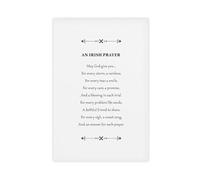 SDKAHKZO Irish Prayer Proverbs Canvas Modern Poster Wall Art Prints Paintings Living Room Bedroom Decor 20x30inch(50x75cm)