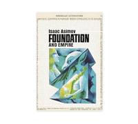 SDKAHKZO Isaac Asimov Foundation And Empire Canvas Art Wall Decor Posters Home Bar Restaurant Garage Cafe Logo Gift 16x24inch(40x60cm)