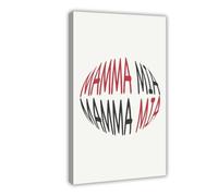 SDKAHKZO Mamma Mia Modern Musical Theatre Canvas Art Wall Decor Posters Home Bar Restaurant Garage Cafe Logo Gift 12x18inch(30x45cm)