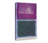 SDKAHKZO Mark Rothko Lavender And Green Canvas Art Wall Decor Posters Home Bar Restaurant Garage Cafe Logo Gift 12x18inch(30x45cm)