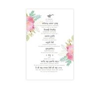 SDKAHKZO Mool Mantar Sikh Canvas Modern Poster Wall Art Prints Paintings Living Room Bedroom Decor 12x18inch(30x45cm)