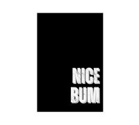 SDKAHKZO Nice Bum Print Bathroom Wall Poster Canvas Modern Poster Wall Art Prints Paintings Living Room Bedroom Decor 20x30inch(50x75cm)