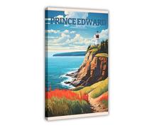 SDKAHKZO Prince Edward, Canada, Art, National Park, Nature, Decoration, Travel Canvas Art Wall Decor Posters Home Bar Restaurant Garage Cafe Logo Gift 16x24inch(40x60cm)