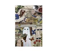 SDKAHKZO Retro Fashion Collage, Aesthetic Decoration, Unusual Vintage Poster, Nostalgic Art Canvas Modern Poster Wall Art Prints Paintings Living Room Bedroom Decor 24x36inch(60x90cm)