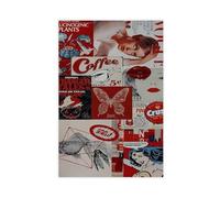 SDKAHKZO Retro Fashion Collage, Aesthetic Decoration, Unusual Vintage Poster, Nostalgic Art6 Canvas Wall Art Posters And Prints Room Aesthetic Bedroom Office Decor 16x24inch(40x60cm)