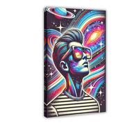 SDKAHKZO Stellar Dreams A Journey Through The Universe Canvas Wall Art Posters And Prints Room Aesthetic Bedroom Office Decor 24x36inch(60x90cm)