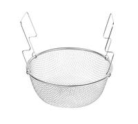 Sdkmah9 French Fries Basket Home Snack Mini Kitchen Fryer Tool Strainer Cooking Colander Handle Portable Stainless Steel Tableware
