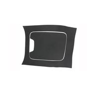 SDLDCVXZ Car Center Console Silicone Panel Cover Trim Frame Interior Modification Accessories Compatible For Mercedes Benz C GLC CLE Class W206 X254(Black,For Cle 2024-2025)