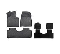 SDLDCVXZ Car Floor Mats & Cargo Liner TPE 3D Foot Mat Trunk Mats and Backrest Mats LHD Compatible for LEAPMOTOR C10 2024 2025(6pcs double layer)