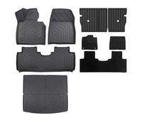 SDLDCVXZ Car Floor Mats & Cargo Liner TPE 3D Foot Mat Trunk Mats and Backrest Mats LHD Compatible for LEAPMOTOR C10 2024 2025(9pcs double layer)