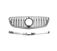 SDLDCVXZ Front Bumper Grills Grille Compatible for Mercedes Benz Vito/W447 Class V250 V260 2016-2020 2021-2024 ABS GT Style Grill(Silver 2016-2020)