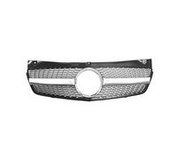 SDLDCVXZ Front Grille Radiator Grill Upgrade Compatible for Mercedes-Benz W639 Viano/Vito 2011 2012 2013 2014 Middle Mesh Tuning(Silver)