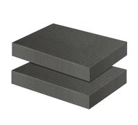 SDLDEER 2 PCS Pick and Pluck Cubed Foam, 400mm x 300mm x 50mm Pre-Cutted Foam Inserts for Tool Box Storage, Case Organization, Camera Cases