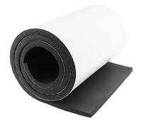 SDLDEER Self Adhesive Foam Roll, 300mm(W) x 12mm(T) x 3m(L) Foam Sheets, DIY Multifunction Neoprene Rubber Sheets Pads for Furniture Protection, Non-Slip, Sound Insulation, Shock Absorption (Black)