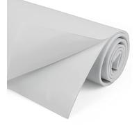 SDLDEER Self Adhesive Foam Roll, 300mm(W) x 3mm(T) x1.5m(L) Foam Sheets, DIY Multifunction Neoprene Rubber Sheets Pads for Furniture Protection, Non-Slip, Sound Insulation, Shock Absorption (White)