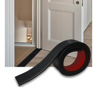 SDLDEER Threshold Ramps, 5cm x 1cm x 2 m Self-Adhesive Threshold Transition Strip, Non-Slip Rubber Ramp for Sweeping Robot Bathroom Doorway