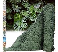 SDLLG Camouflage Net Thickened 210D Camouflage Net 12 x 25 m Sun Protection Nets Woodland Camouflage Net for Decoration Forest Landscape Hunting Privacy Screen Outdoor Camping Garden Party Decoration