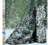 SDLLG Camouflage Net Thickened 210D Camouflage Net 2 x 2 m Sun Protection Nets Woodland Camouflage Net for Decoration Forest Landscape Hunting Privacy Screen Outdoor Camping Garden Party Decoration