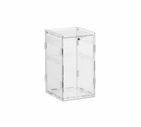 Sdlnklm Acrylic Terrarium Enclosure Ventilated Sides Observation Versatile Habitat Suitable for Scorpions Beginners Pet Display, 12-12-20