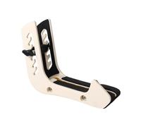 Sdlnklm Adjustable Electric Guitar Stand with Footrest, Ergonomic Base, Lightweight Stool, Practical Accessory for Music Lessons And Presentations, White