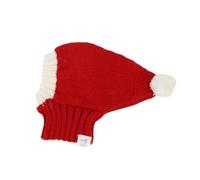 Sdlnklm Christmas Hat for Dogs, Suitable for Small, Medium And Large Dogs. Knitted Hat with Hood, Collar And Ear Flaps for The Holidays, Red, M