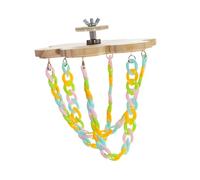 Sdlnklm Climbing Toys for Flying Squirrels, Hanging Toys with Colorful Chains, Colorful Swing in The Shape of A Flying Squirrel.