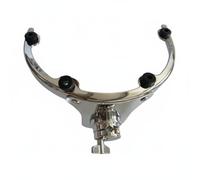 Sdlnklm Drum Rack Tom Holder Vibrational Iron Build Enhanced Resonance Clamping Mechanism Rubber Noise Reduction Suitable for Jazz Bands Rock Groups, 10 Inch