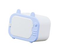 Sdlnklm Hamster Hideaway, Cage Accessory, Hiding Place Decor, Easy-to-clean Nest, Small House, DIY for Gerbils, Chinchillas, Small Pets, blue and white