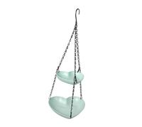 Sdlnklm Hanging Birdfeeder Feeder Bowl Weatherproof Decorative, Garden Development, Vogelbad Services for The Inner Courtyard Garten, Green