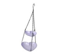 Sdlnklm Hanging Birdfeeder Feeder Bowl Weatherproof Decorative, Garden Development, Vogelbad Services for The Inner Courtyard Garten, Purple