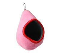 Sdlnklm Hanging Hamster Bed, Cozy Winter Nest for Cages, Cave Bed for Guinea Pigs, Flying Squirrels, Small Animals Such As Gerbils, Rats And, Pink