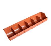 Sdlnklm , Multifunctional Automatic Feeder with Feeding Grooves for Goats, Cows, Sheep, Farm Animals, Deer And Horses, Red Brown