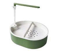 Sdlnklm Parrot-shaped Bathtub with Pump, Automatic in The Shape of A Grey Parrot with Perch