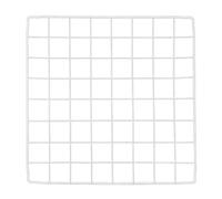 Sdlnklm Portable Panel, DIY Cage Iron Expandable Supplies Wire Fence for Hamster Indoor Puppy Turtle Dog, plain white Grid