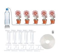 Sdlnklm Potted Irrigator System Drip Irrigation Kit Automatic Plant Waterer Adjustable Self Watering System Suitable for Home Office Indoor, 10m hose with 15 adjustable dr