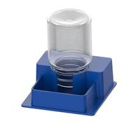 Sdlnklm Reptile Water Feeder Automatic Drinking Dish Container Water Dispenser Creative Geckos PP Material Suitable for Pet Feeding Terrarium, Blue
