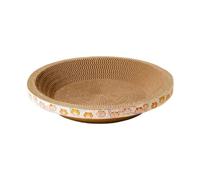 Sdlnklm Round Cat Scratching Bed, Scratching Board, Sleeping Rest, Cat Lounge Bed, Cat Nest to Protect The Furniture, Grinding Claw, large
