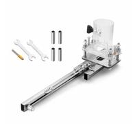 Sdlnklm Slotting Connector Wood Routing Jig Router Guide Template Joinery Tool with Edge Positioning and Repeatable Cuts Suitable for Cabinet Making Furniture use