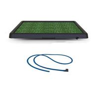 Sdlnklm Washable Training Pad Dog Toilet Artificial Grass Potty Pet Supply with Easy Cleaning Drainage Tray PP Material Suitable for Small Dogs Home Corners Indoor