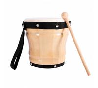 Sdlnklm Wood Hand Drum Easy-to-Play Poplar Drum Versatile Percussion Instrument for Artists, Performances